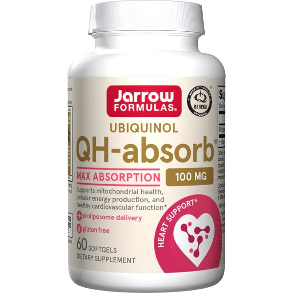 Jarrow Formulas Ubiquinol QH - imendumine, 100 mg - 60 kapslit