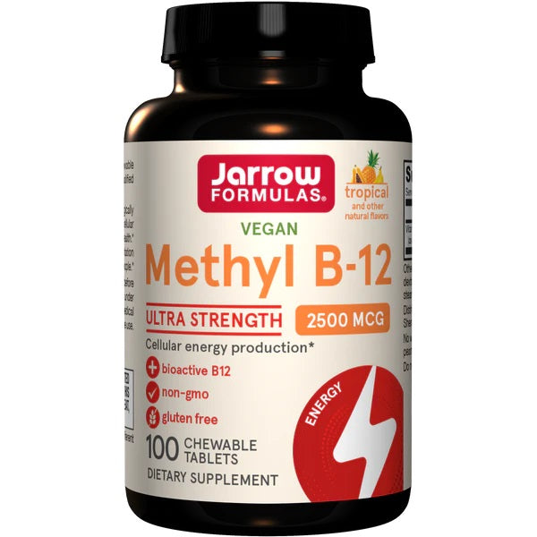 Jarrow Formulas Methyl B - 12, 2500mcg (troopiline) - 100 närimistabletti