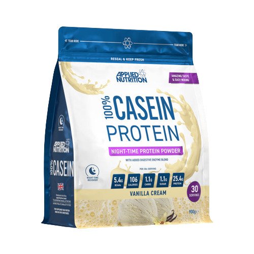 Applied Nutrition 100% kaseiini valgupulber, vanillikreemi maitse – 900 g