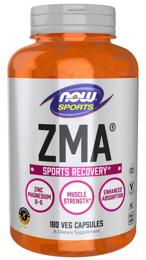 NOW Foods ZMA – taastumine spordis – 180 kapslit