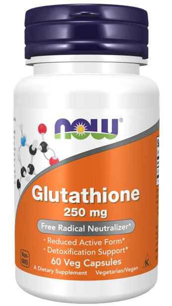NOW Foods Glutation 250 mg - 60 kapslit
