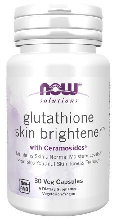 NOW Foods glutatiooni nahka helendav toidulisand keramiididega – 30 kapslit