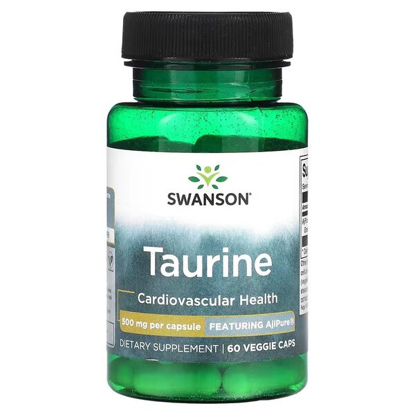 Swanson tauriin, 500 mg – 60 kapslit