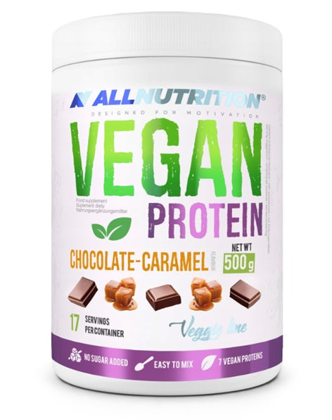 Allnutrition valgud šokolaadi ja karamelli maitsega – 500 g