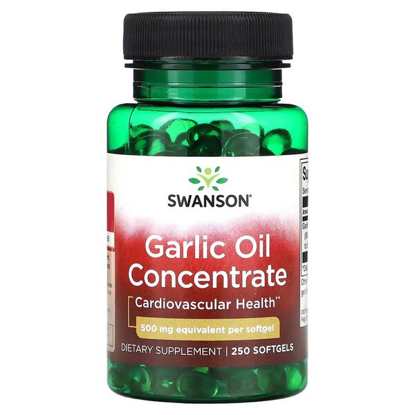 Swansoni küüslauguõli kontsentraat, 500 mg – 250 kapslit