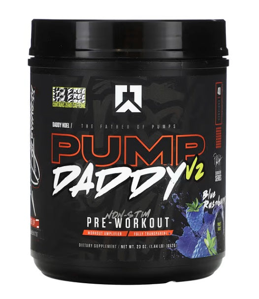 RYSE Pump Daddy V2, Blue Raspberry - 652 g