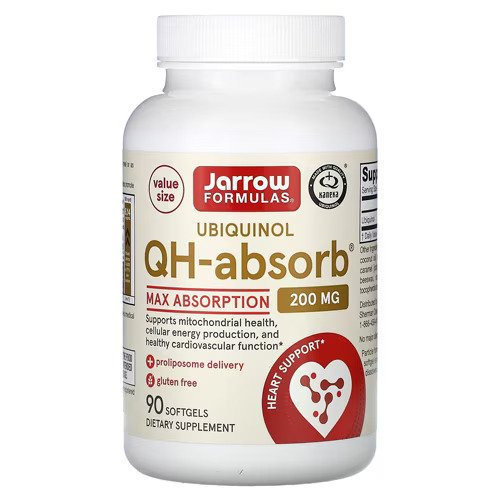 Jarrow Formulas Ubiquinol QH - absorbeerub, 200 mg - 90 kapslit