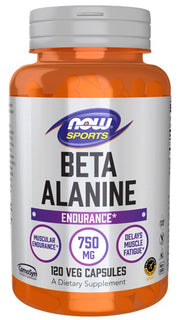 Produkto nuotrauka: NOW Foods Beta-Alanine, 750mg - 120 kapsulių