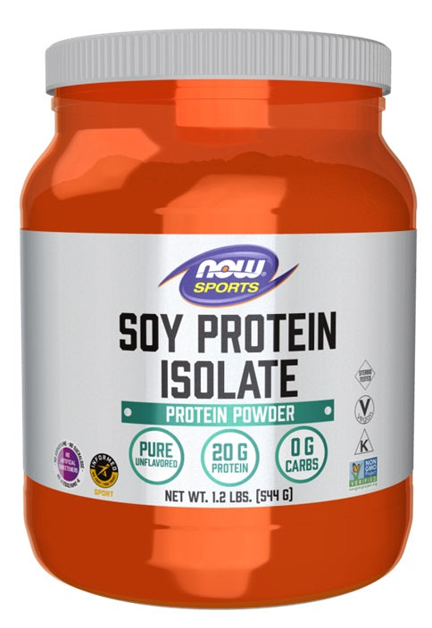 NOW Foods sojavalgu isolaat, maitsestamata - 544 g