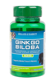 Holland & Barrett ginkgo biloba, 60 mg – 60 tabletti