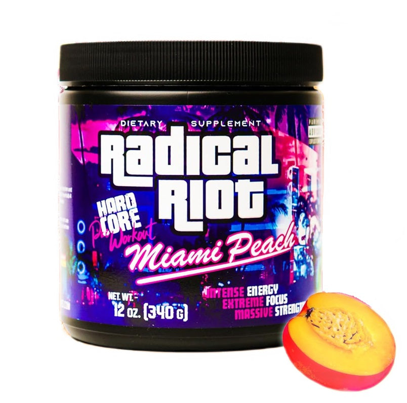 American Supps Radical Riot, Miami virsiku maitse – 340 g