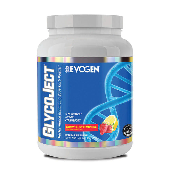Evogen GlycoJect, maasika limonaad – 1000 g