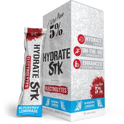 5% Nutrition Nutrition Hydrate – legendaarse sarja pakendid, mustika limonaad – 10 x 9 g