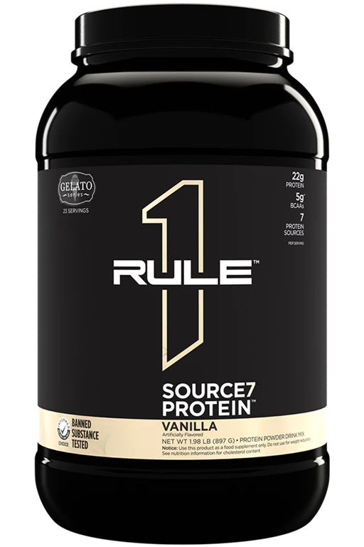 Rule One Source7 valgud, vanillijäätis – 897 g