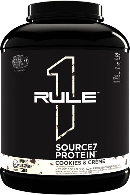 Rule One Source7 proteiiniküpsised kreemja jäätise maitsega – 2280 g