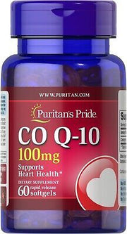Puritan's Pride koensüüm Q10, 100 mg – 60 kapslit