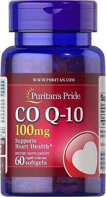 Puritan's Pride koensüüm Q10, 100 mg – 60 kapslit