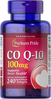 Puritan's Pride koensüüm Q10, 100 mg – 240 kapslit
