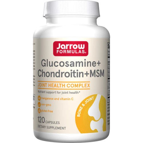 Jarrow Formulas Glucosamine + Chondroitin + MSM – 120 kapslit