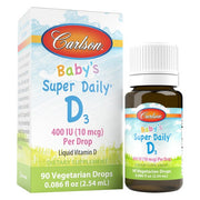 Carlson Labs Baby's Super Daily D3, 400 IU – 2,54 ml.