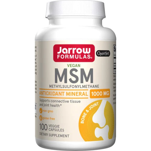 Jarrow Formulas MSM (metüülsulfonüülmetaan), 1000 mg - 100 kapslit