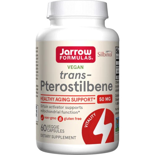 Jarrow Formulas trans-pterostilbeen, 50 mg - 60 kapslit