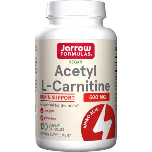 Jarrow Formulas atsetüül-L-karnitiin, 500 mg – 120 kapslit