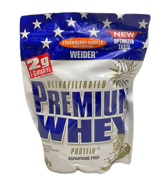 Weider Premium Whey, maasika-vanill - 500g