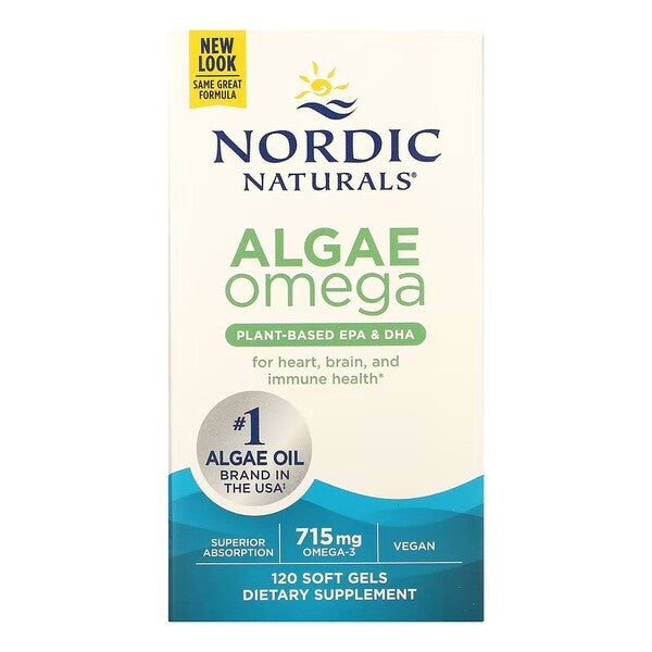 Nordic Naturals vetikate oomega, 715 mg oomega 3 – 120 kapslit