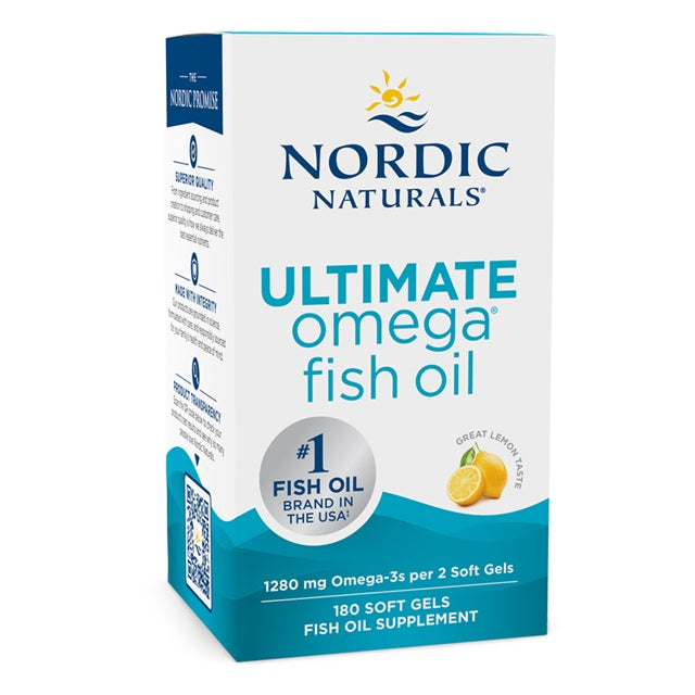 Nordic Naturals Ultimate Omega, 1280 mg, sidrunimaitseline – 180 kapslit