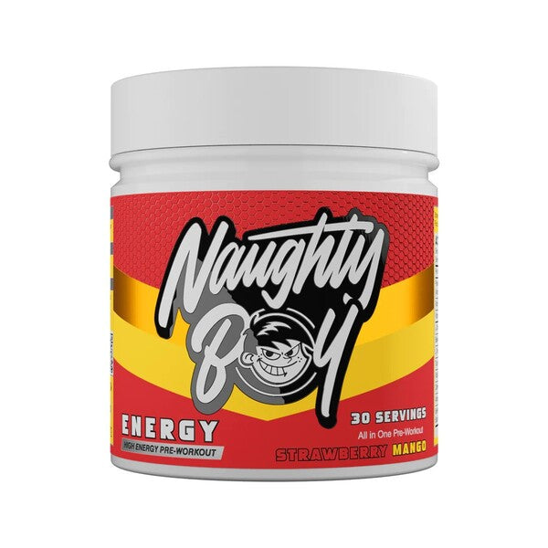 Naughty Boy Energy, maasika-mango – 390 g