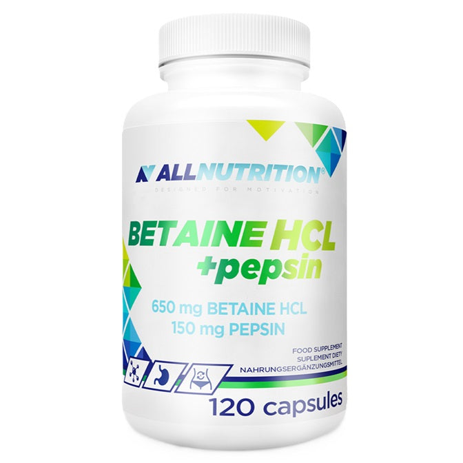 Allnutrition Betaiin HCl + Pepsiin - 120 kapslit