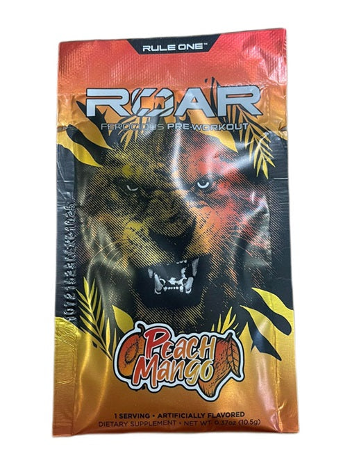 Rule One Roar, virsiku ja mango maitsega – 10,5 g (1 portsjon)