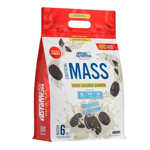 Applied Nutrition Critical Mass – originaal, küpsise- ja kooremaitseline – 6000 g
