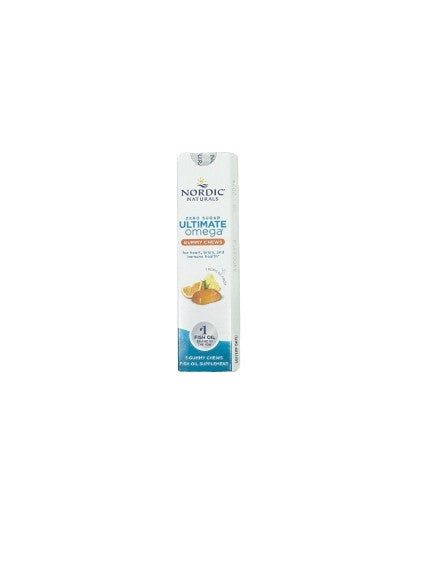 Nordic Naturals Ultimate Omega kummikommid, 1200 mg troopilised puuviljad – 3 kummikommi (1,5 portsjonit)