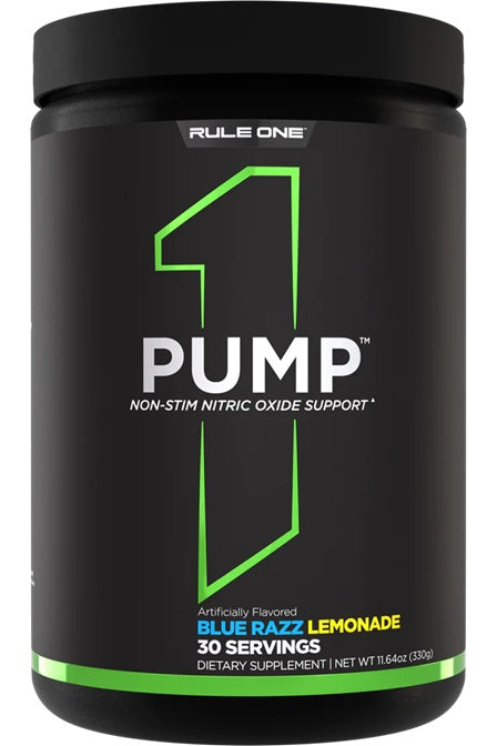 Rule One Pump, Blue Razz limonaad – 330 g