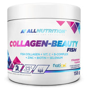Allnutrition kolageenimaitseline Beauty Fish ja maasikamaitseline jook – 158 g