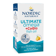 Nordic Naturals Ultimate Omega + CoQ10, sidrunimaitseline 1280 mg – 60 kapslit