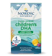 Nordic Naturals lastele mõeldud DHA taimsed närimiskommid kirsiploomi ja sidruniga, 250 mg – 30 kummikommi