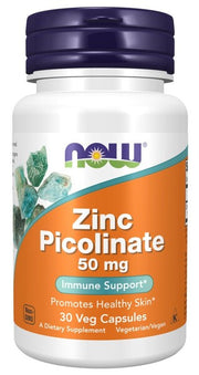 NOW Foods tsinkpikolinaat, 50 mg – 30 kapslit