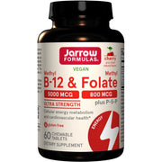 Jarrow Formulas metüül-B12 ja metüülfolaat, kirsimaitsega – 60 närimistabletti