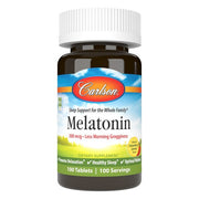 Carlson Labs melatoniin, loodusliku maasika ja sidruni maitsega – 100 närimistabletti