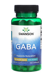 Swanson GABA, 500 mg – 100 kapslit
