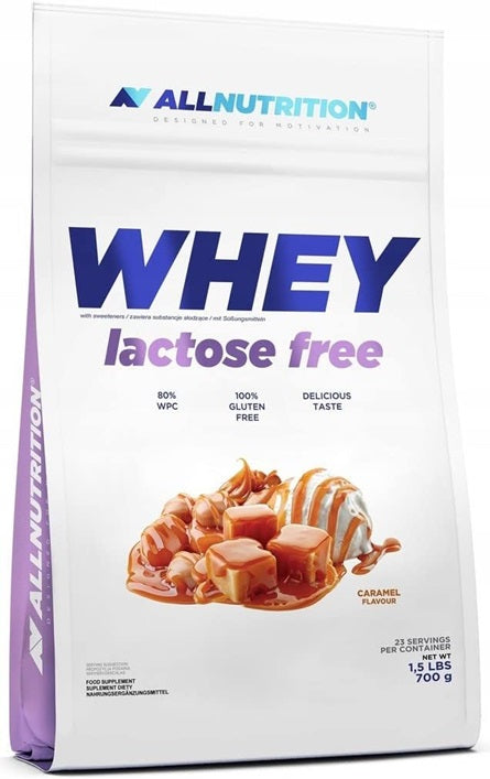 Allnutrition laktoosivaba vadakupulber, karamell - 700 g