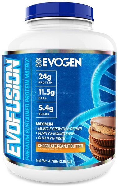 Evogen Evofusion, šokolaadi ja maapähklivõi maitse – 2016 g