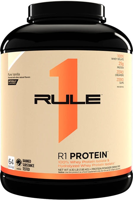 Rule One R1 proteiinijook loodusliku maitsega, puhas vanill – 1950 g