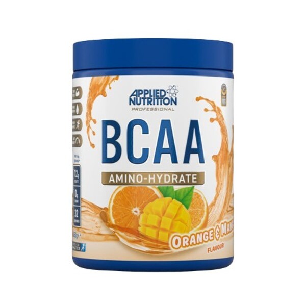 Applied Nutrition BCAA aminohüdraat, apelsini- ja mangomaitseline – 450 g