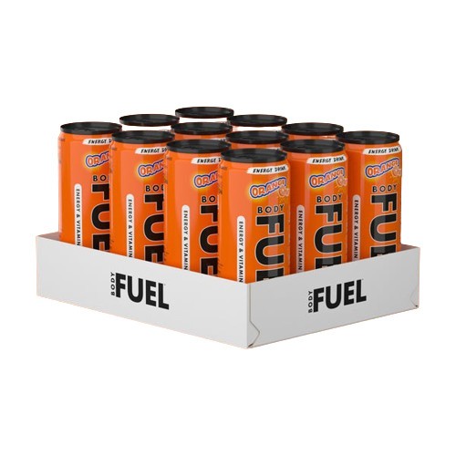 Applied Nutrition Bodyfuel energiajoogid, apelsinimaitselised – 12 x 330 ml.