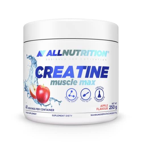 Allnutrition kreatiin Muscle Max, õunamaitseline – 250 g