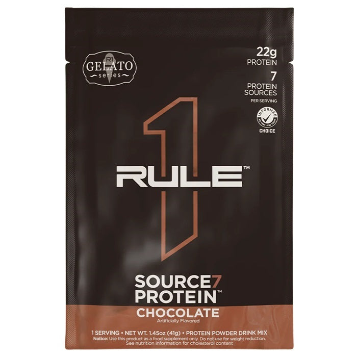 Rule One Source7 valgud, šokolaadijäätis – 41 g (1 portsjon)